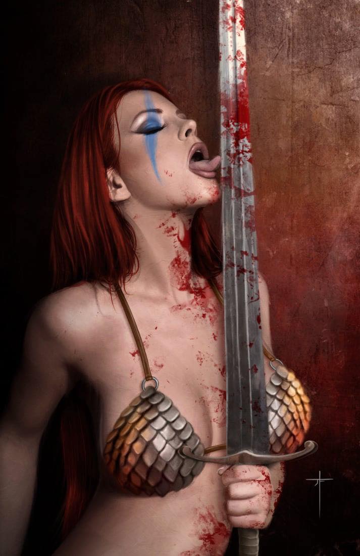 RED SONJA: EMPIRE OF THE DAMNED #3 (JAY FERGUSON EXCLUSIVE VIRGIN VARIANT A & B SET)