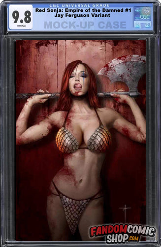 RED SONJA: EMPIRE OF THE DAMNED #1 (JAY FERGUSON EXCLUSIVE VIRGIN VARIANT A) ~ CGC Graded 9.8