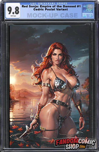 RED SONJA: EMPIRE OF THE DAMNED #1 (CEDRIC POULAT EXCLUSIVE VIRGIN VARIANT A) ~ CGC Graded 9.8