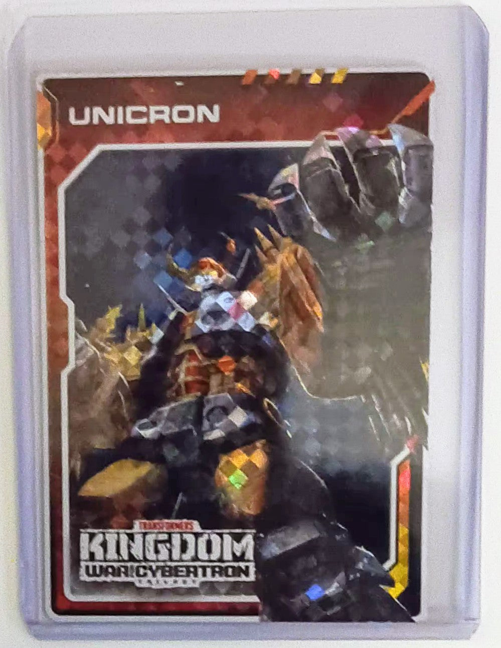 Transformers Hologram Sticker Card - Unicron