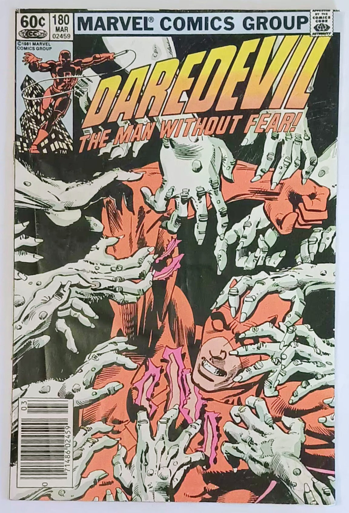 Marvel Comics: Daredevil #180