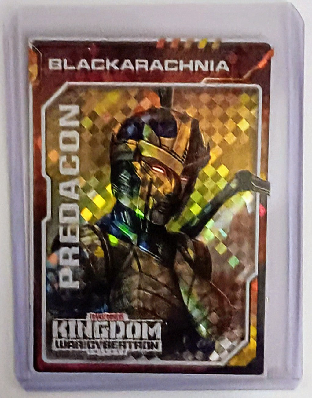 Transformers Hologram Sticker Card - Blackarachnia