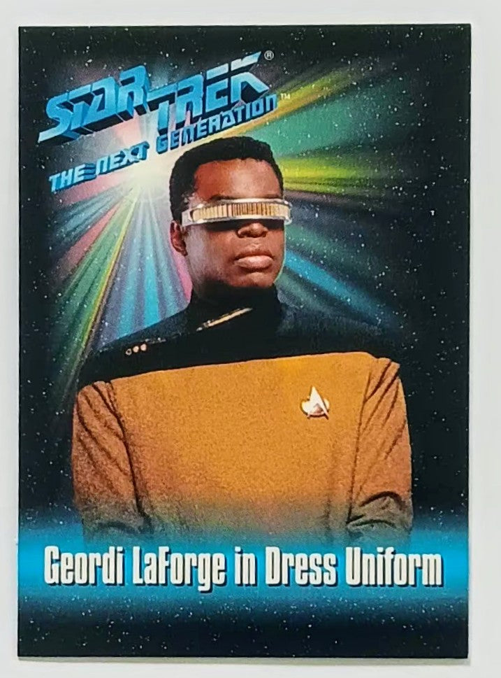 Star Trek Trading Card - Geordi LaForge (Dress Uniform)