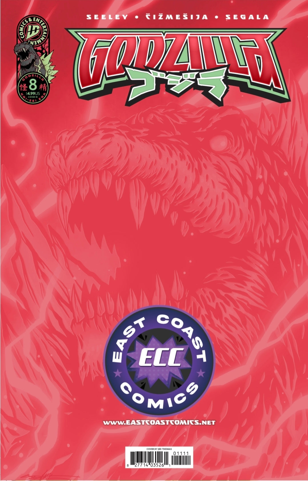 Godzilla [Kai-Sei Era] #8 - ECC Jed Thomas Trading Card Variant Exclusive (03/04/2026)