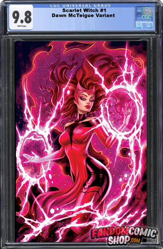 SCARLET WITCH #1 (DAWN MCTEIGUE EXCLUSIVE VIRGIN VARIANT)(2024) ~ CGC Graded 9.8 (Copy)