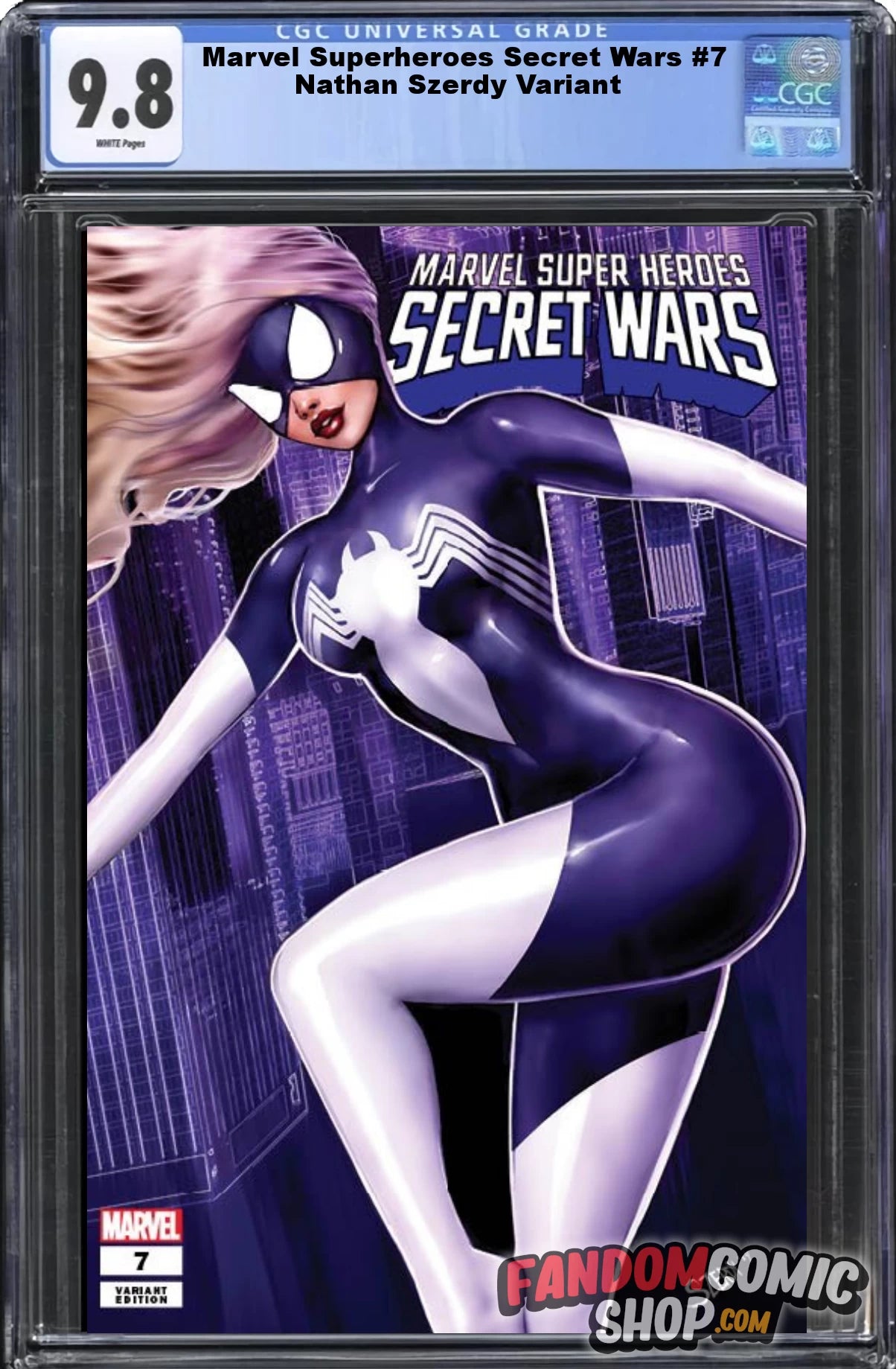 MARVEL SUPER HEROES SECRET WARS #7 FACSIMILE EDITION (NATHAN SZERDY EXCLUSIVE VARIANT) ~ CGC Graded 9.8