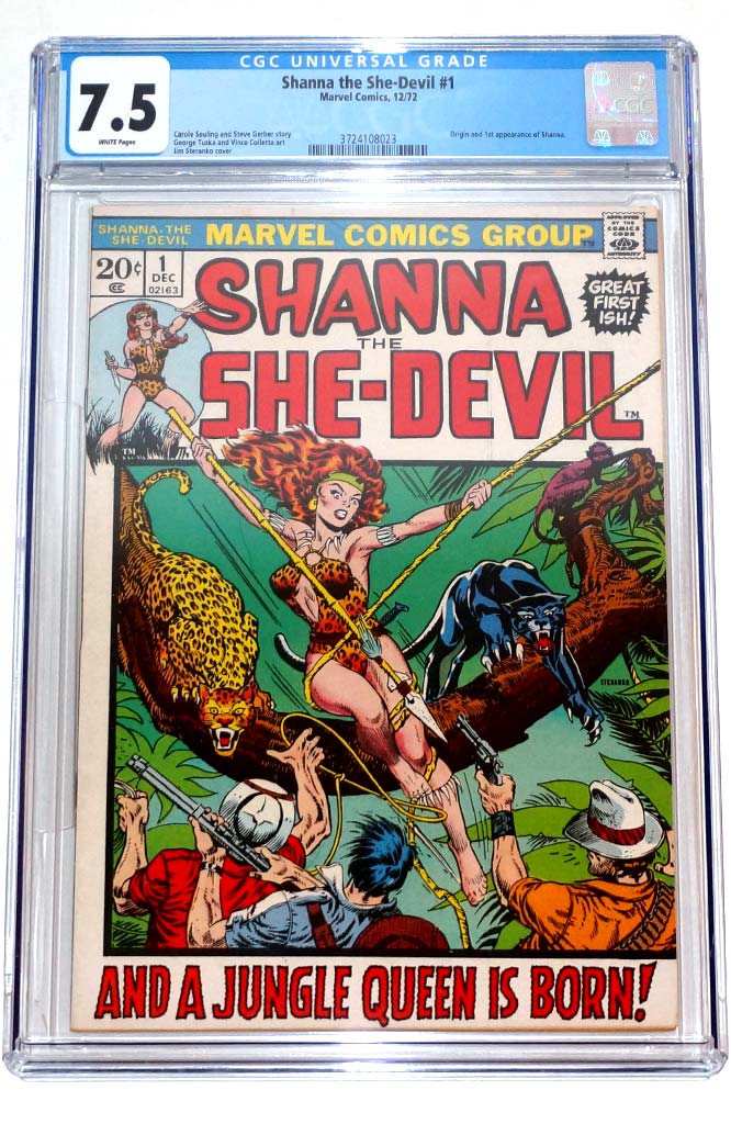 Shanna She-Devil #1 CGC 7.5 1st Shanna