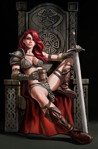 RED SONJA: EMPIRE OF THE DAMNED #1 (IVAN TALAVERA/CEDRIC POULAT EXCLUSIVE VIRGIN VARIANT A & B SETS)