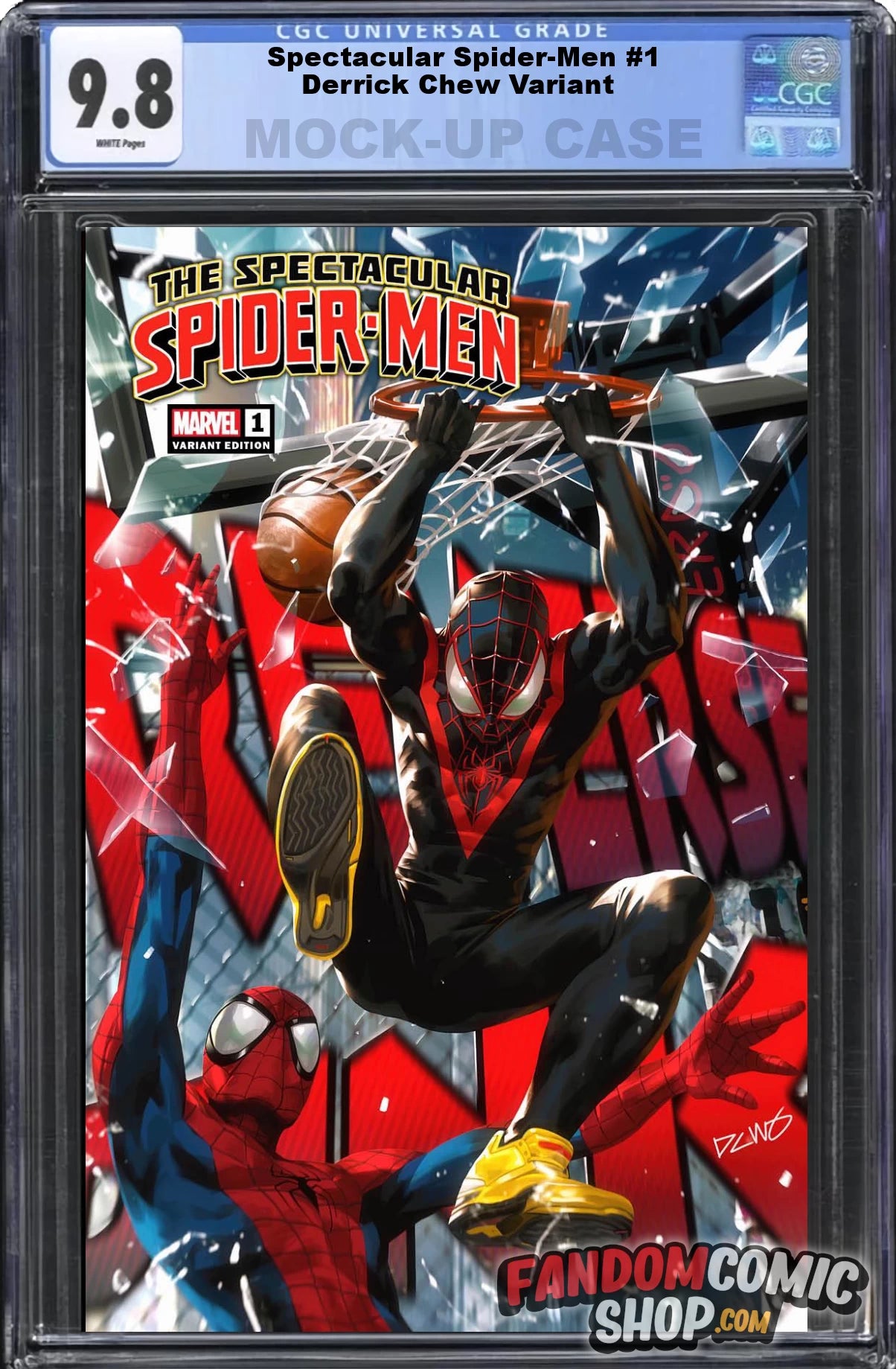 SPECTACULAR SPIDER-MEN #1 (DERRICK CHEW EXCLUSIVE VARIANT) ~ CGC Graded 9.8