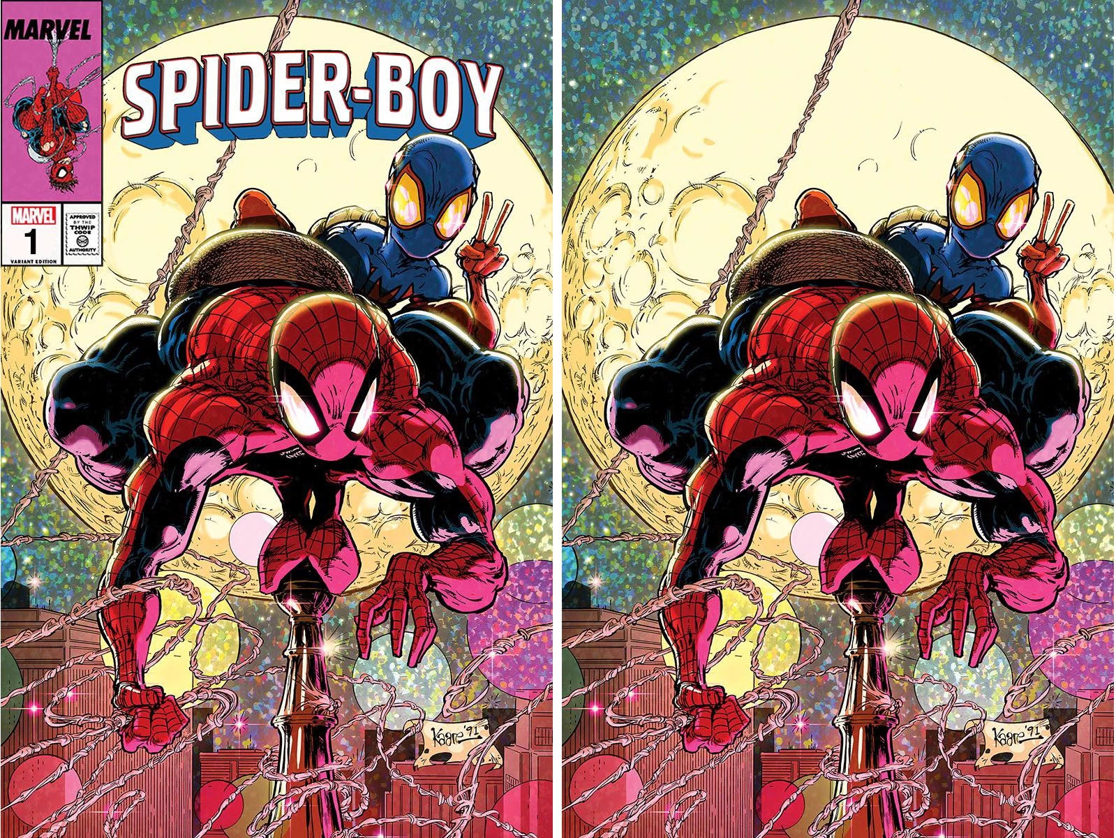 SPIDER-BOY #1 (KAARE ANDREWS EXCLUSIVE TRADE/VIRGIN VARIANT SET)(2023)