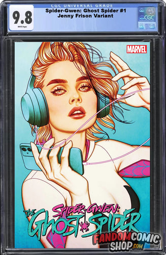 SPIDER-GWEN: THE GHOST-SPIDER #1 (JENNY FRISON VARIANT) ~ CGC Graded 9.8