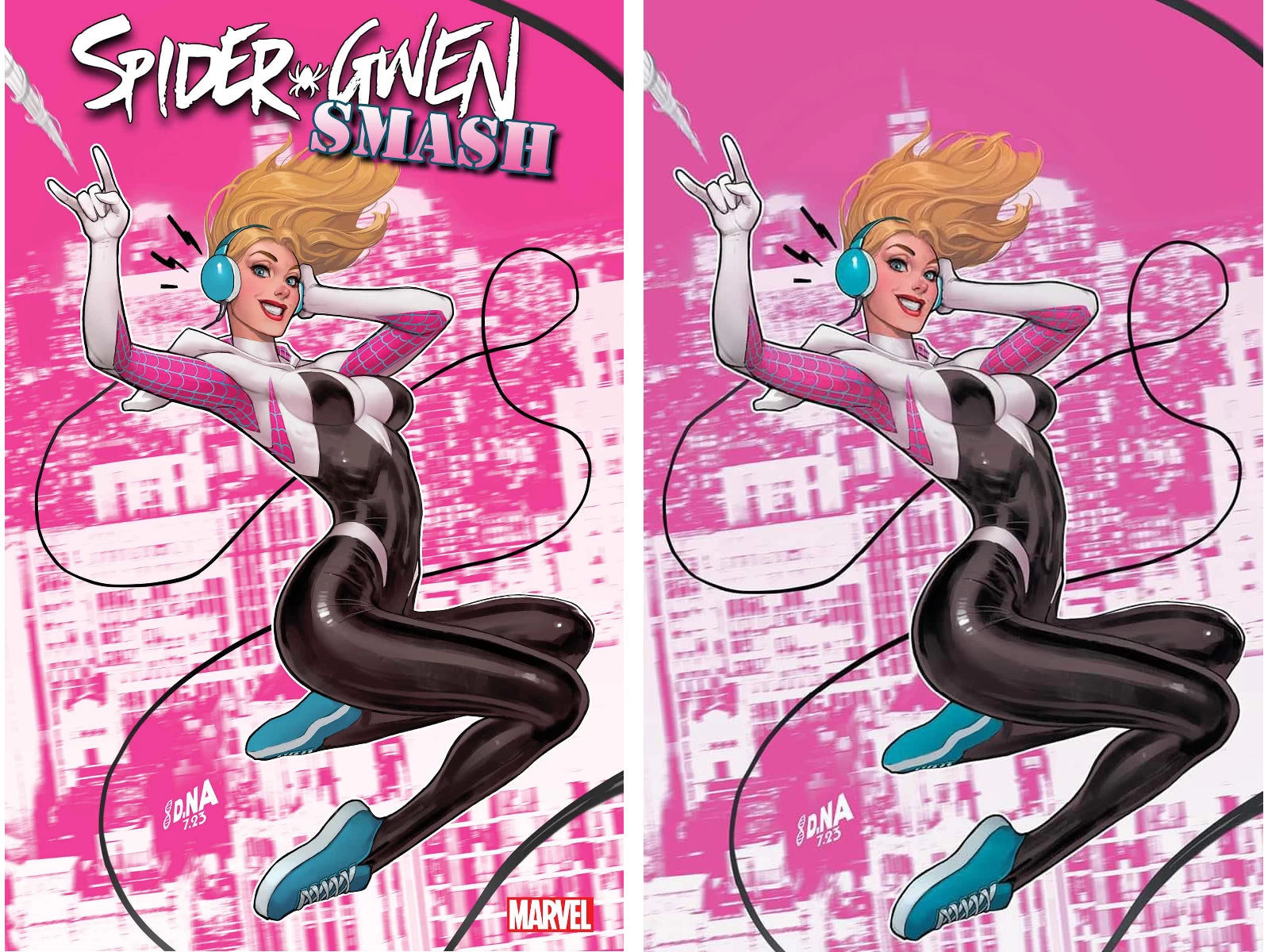 SPIDER-GWEN: SMASH #1 (DAVID NAKAYAMA EXCLUSIVE TRADE/VIRGIN VARIANT SET)