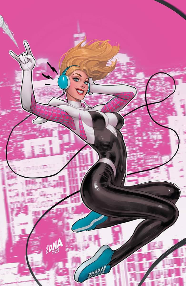 SPIDER-GWEN: SMASH #1 (DAVID NAKAYAMA EXCLUSIVE VIRGIN VARIANT)(2023) COMIC BOOK