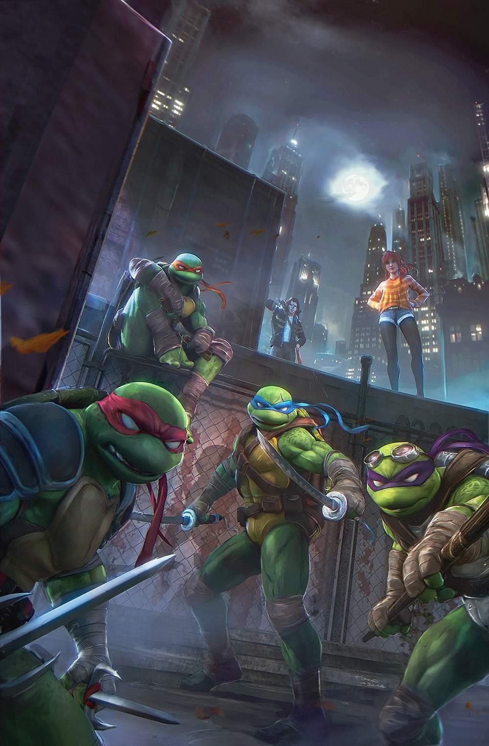 TMNT: ALPHA (TIAGO DA SILVA EXCLUSIVE VIRGIN VARIANT COVER) ~ IDW