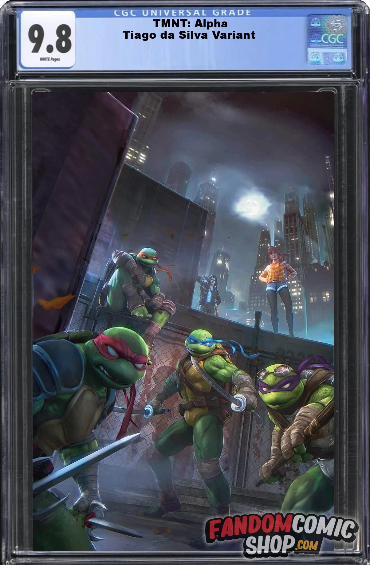 TMNT: ALPHA (TIAGO DA SILVA EXCLUSIVE VIRGIN VARIANT A) ~ CGC Graded 9.8