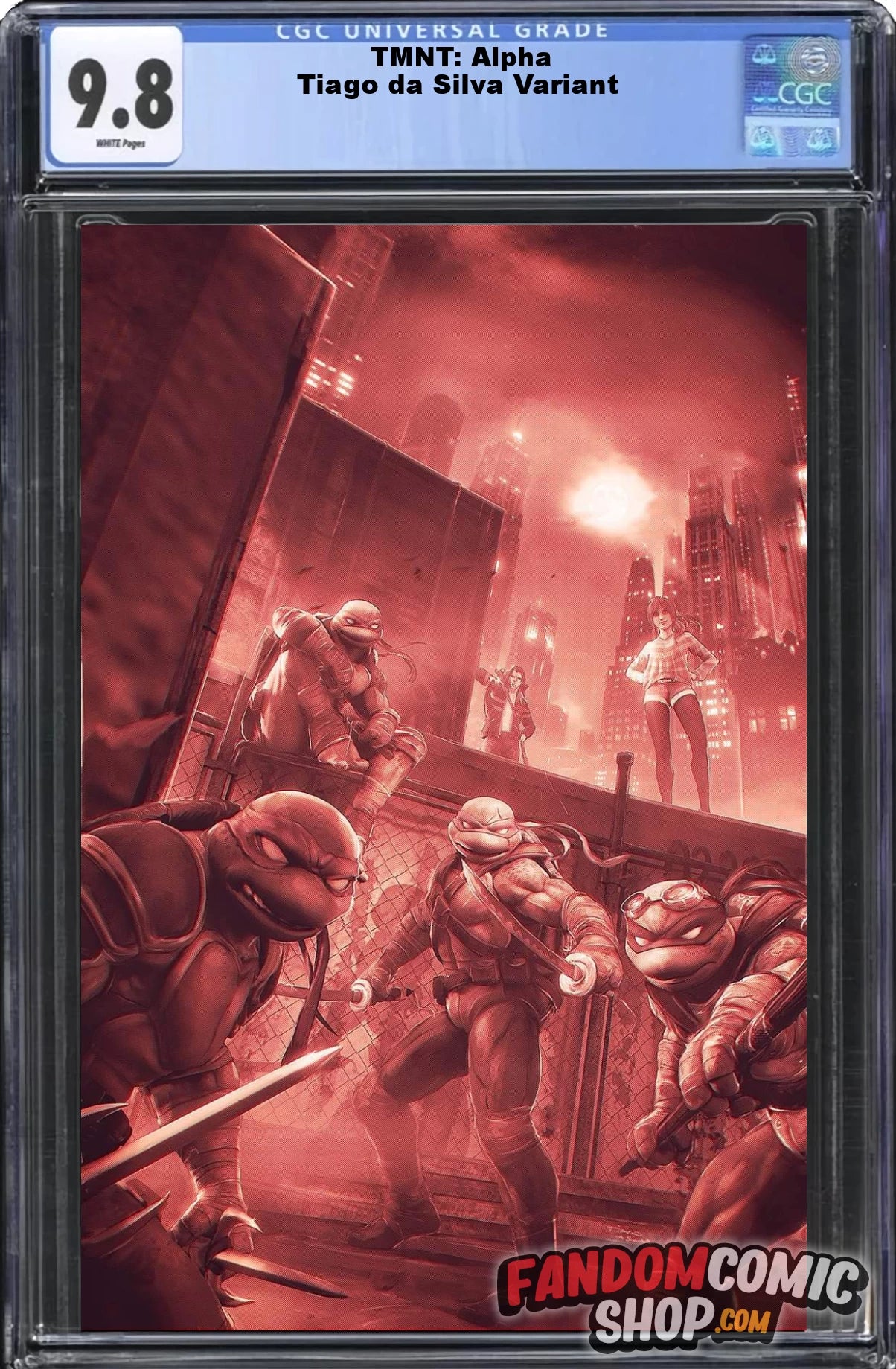 TMNT: ALPHA (TIAGO DA SILVA EXCLUSIVE VIRGIN VARIANT B) ~ CGC Graded 9.8