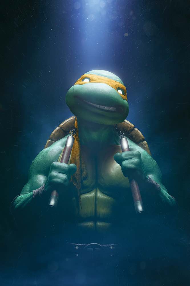 TEENAGE MUTANT NINJA TURTLES #2 (RAHZZAH EXCLUSIVE VIRGIN VARIANT A) ~ IDW TMNT