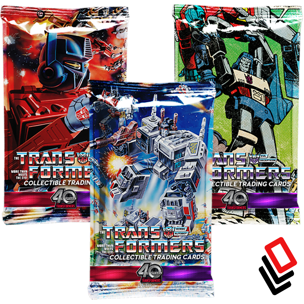 Transformers Collectible Trading Cards: 40th Anniversary Foil Booster Pack