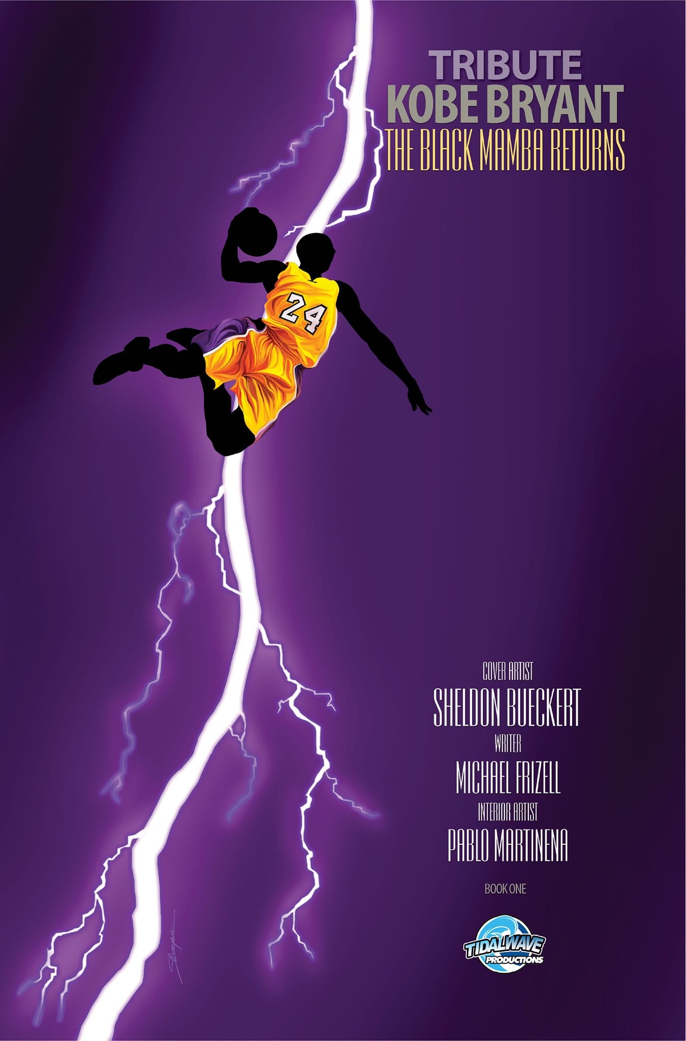 TRIBUTE: KOBE BRYANT (DARK KNIGHT HOMAGE) COMIC BOOK ~ TIDAL WAVE BIOGRAPHY