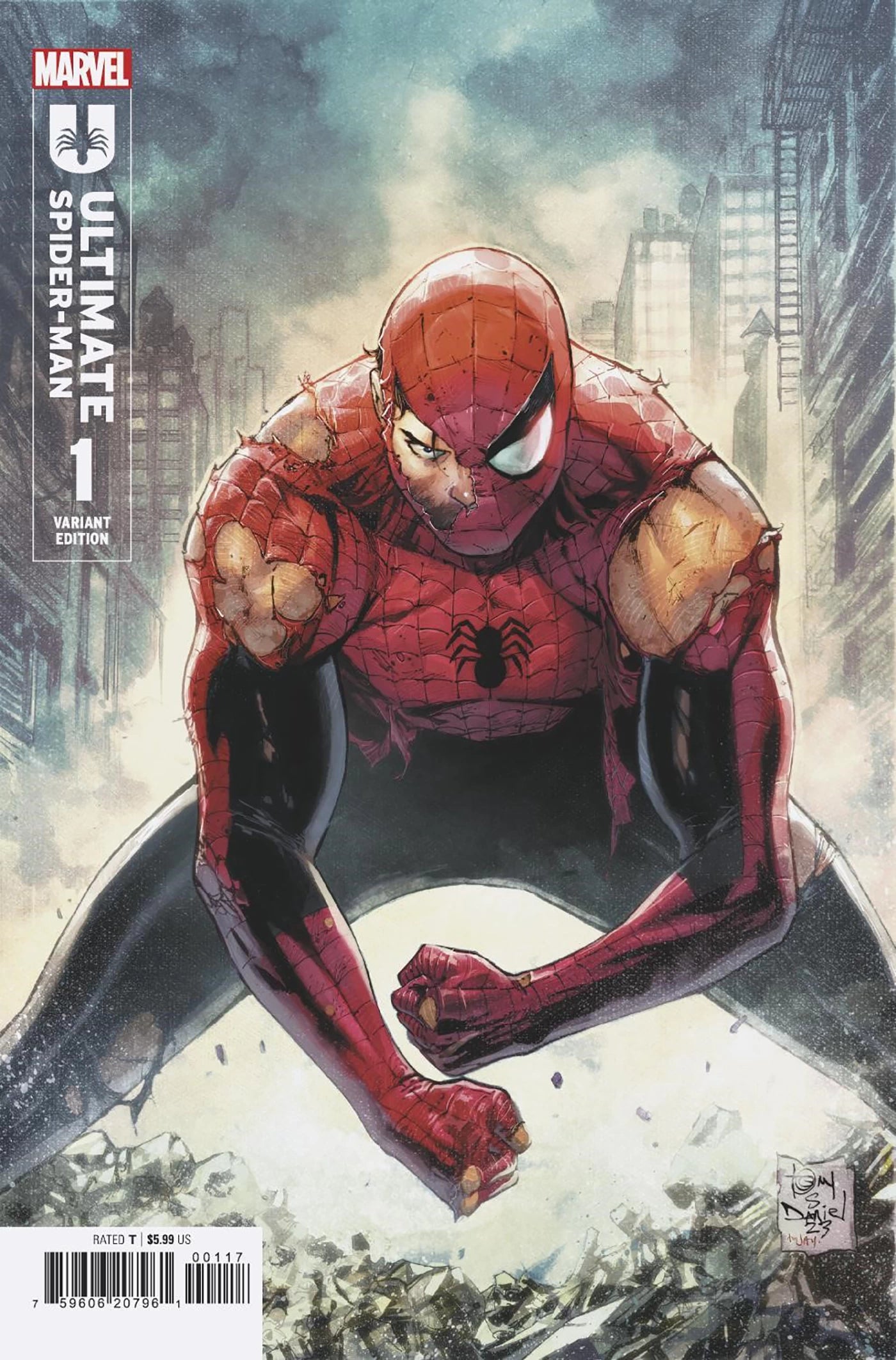 ULTIMATE SPIDER-MAN #1 (TONY DANIEL 1:25 RATIO VARIANT)(2024) COMIC BOOK