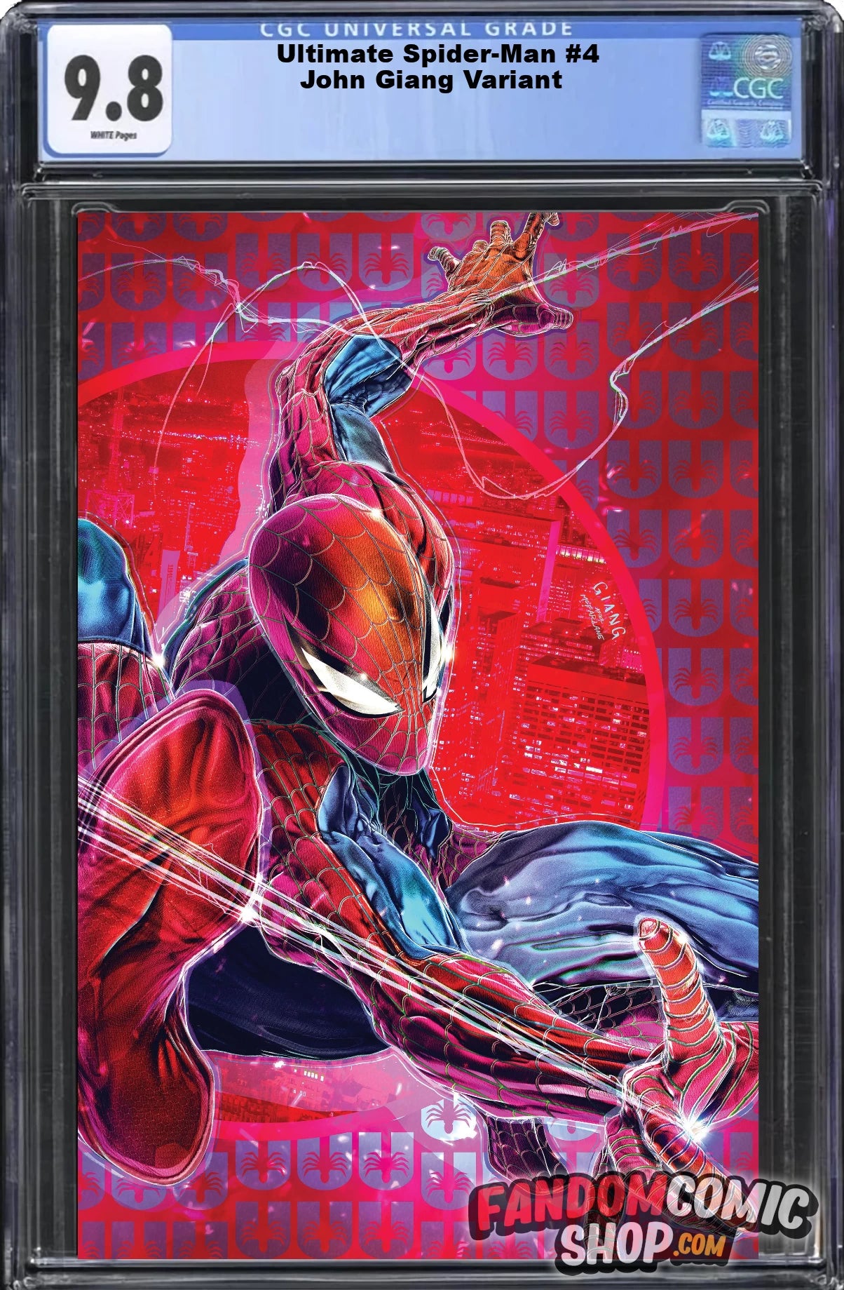 ULTIMATE SPIDER-MAN #4 (JOHN GIANG EXCLUSIVE ASM #300 HOMAGE VIRGIN VARIANT) ~ CGC Graded 9.8