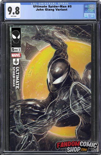ULTIMATE SPIDER-MAN #5 (JOHN GIANG EXCLUSIVE BLACK COSTUME VARIANT) ~ CGC Graded 9.8
