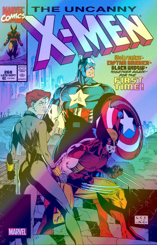 UNCANNY X-MEN #268 FACSIMILE EDITION (JIM LEE MAIN FOIL VARIANT) COMIC BOOK ~ Marvel