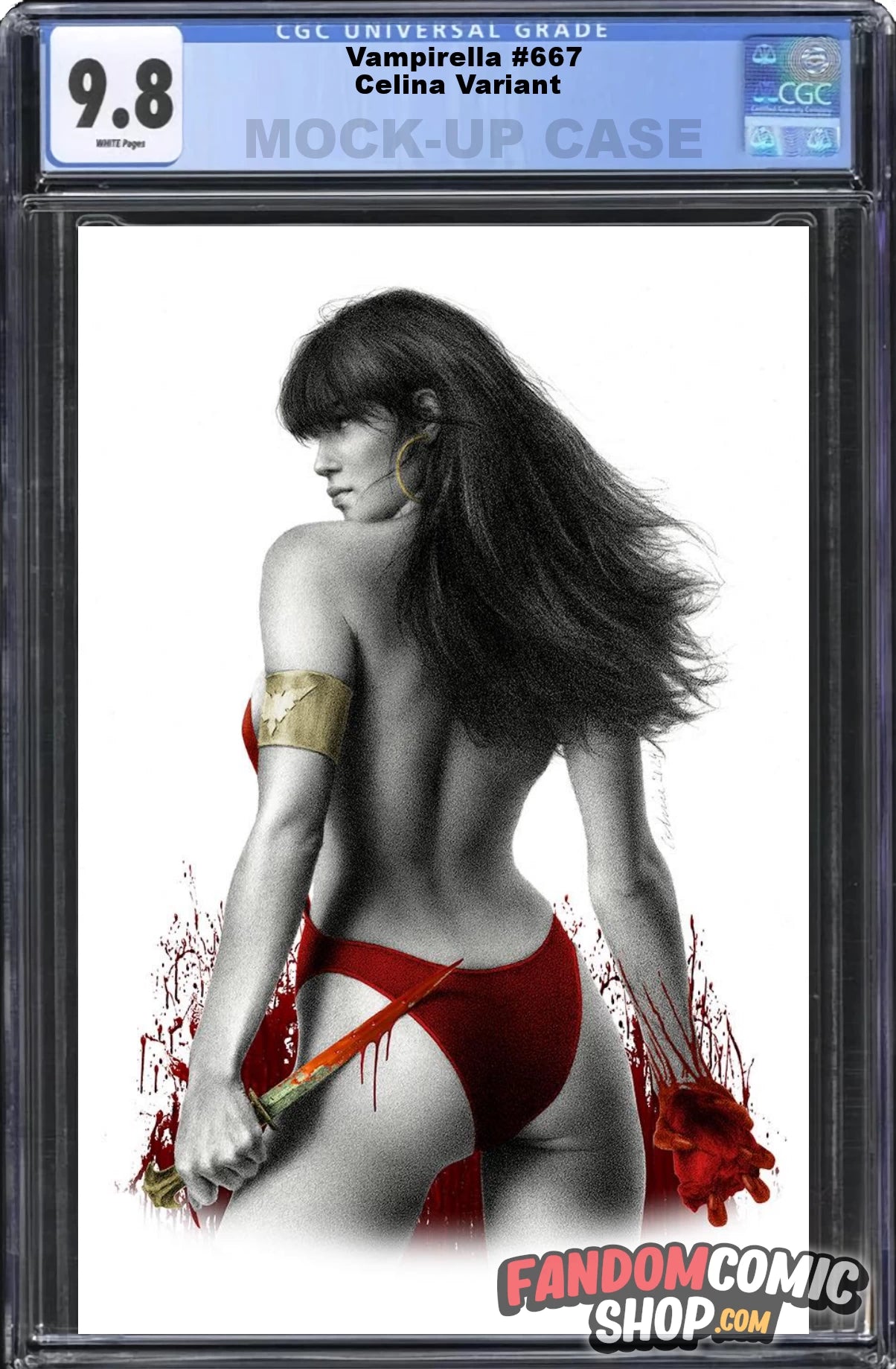 VAMPIRELLA #668 (CELINA EXCLUSIVE VIRGIN VARIANT)(LMTD 333) ~ CGC Graded 9.8