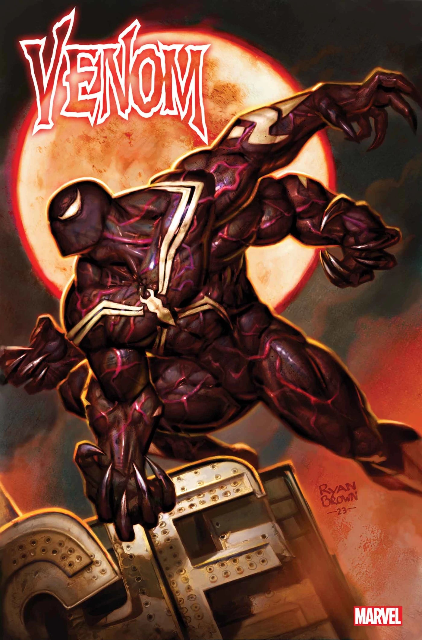 VENOM #23 (RYAN BROWN 1:25 RATIO VARIANT)(2023) COMIC BOOK ~ Marvel