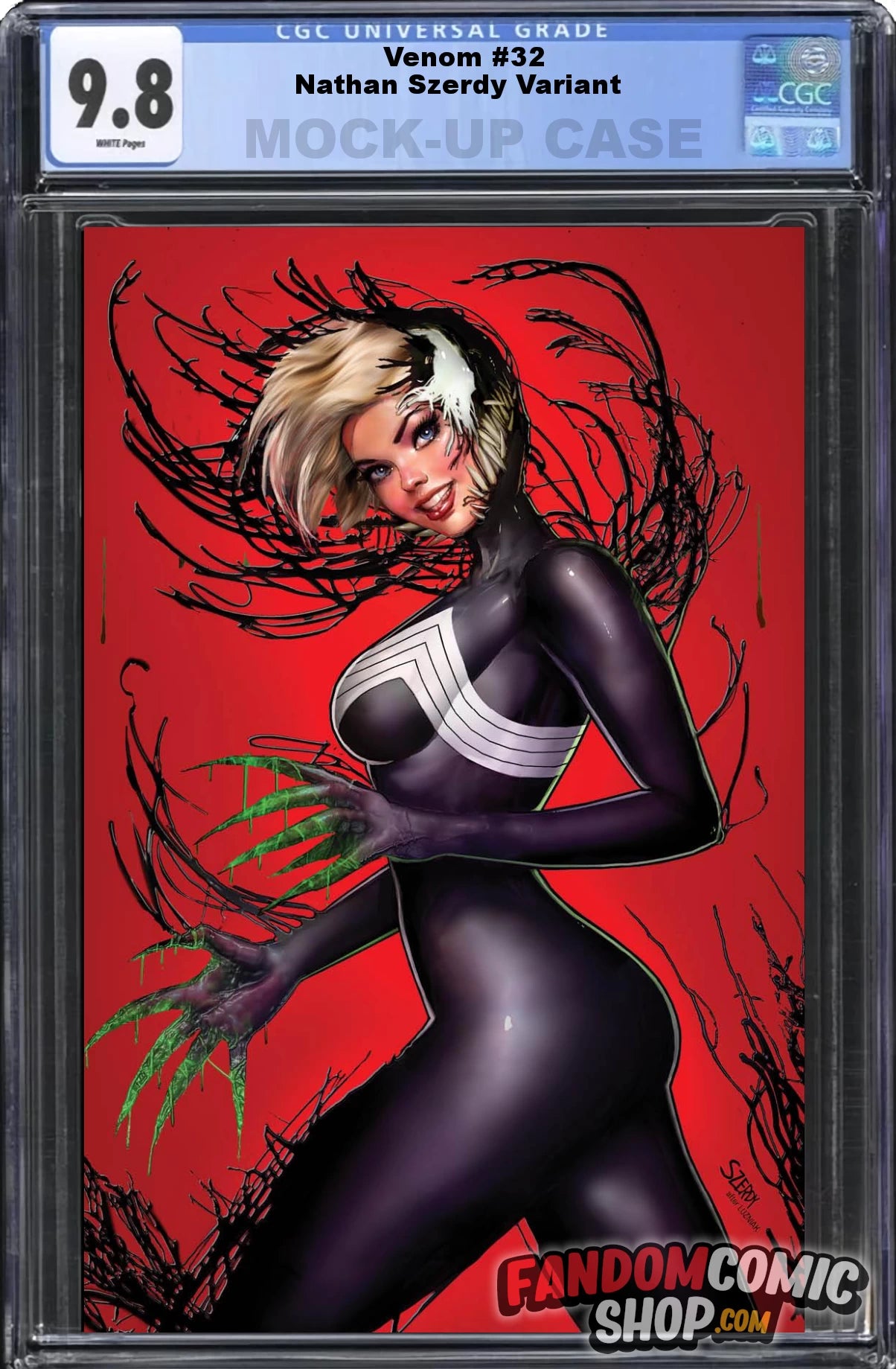 VENOM #32 (NATHAN SZERDY EXCLUSIVE VIRGIN VARIANT)(2024) ~ CGC Graded 9.8