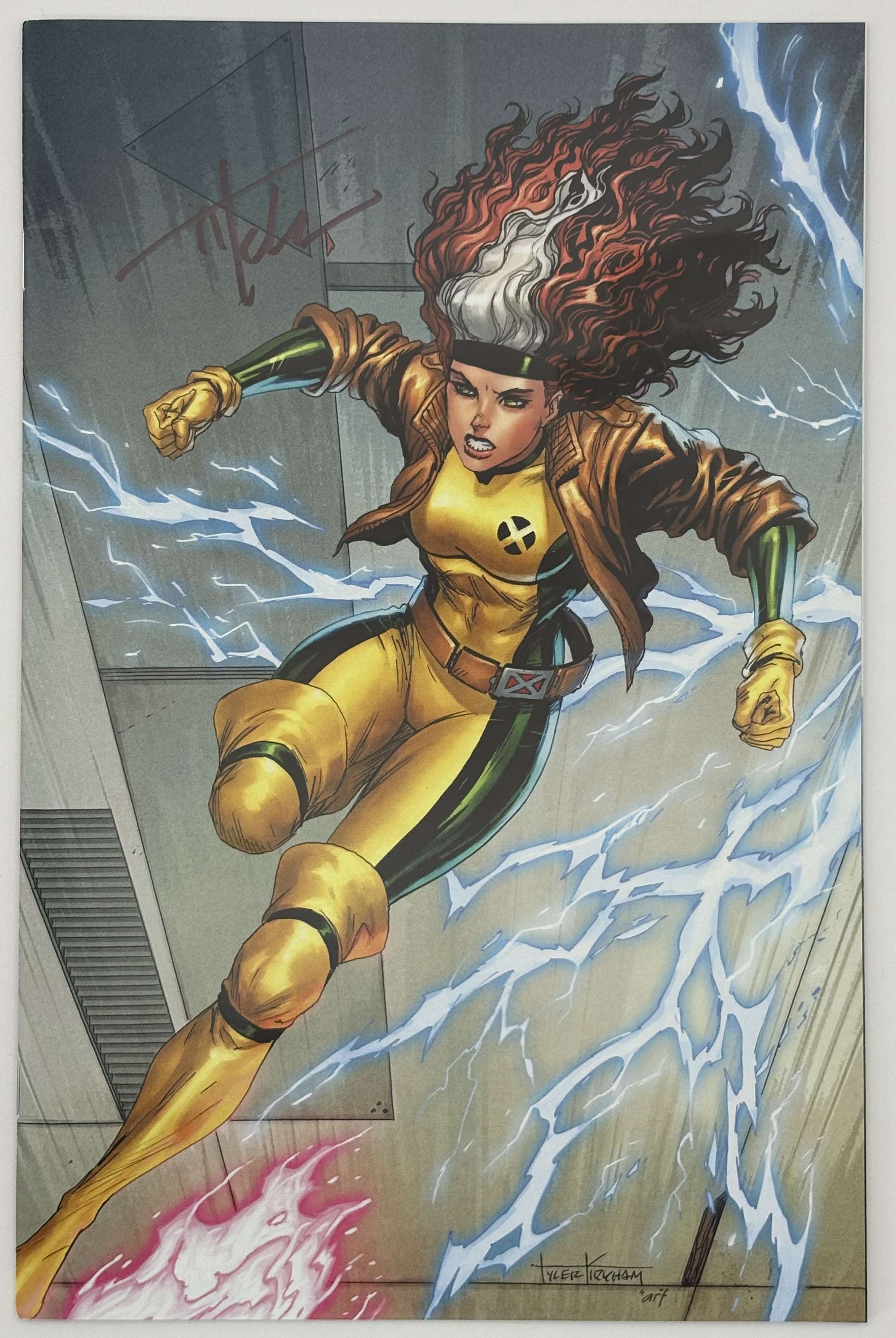 [Signed by Tyler Kirkham] UNCANNY X-MEN #5 Kirkham Unknown Tyler Kirkham Exclusive Virgin Var