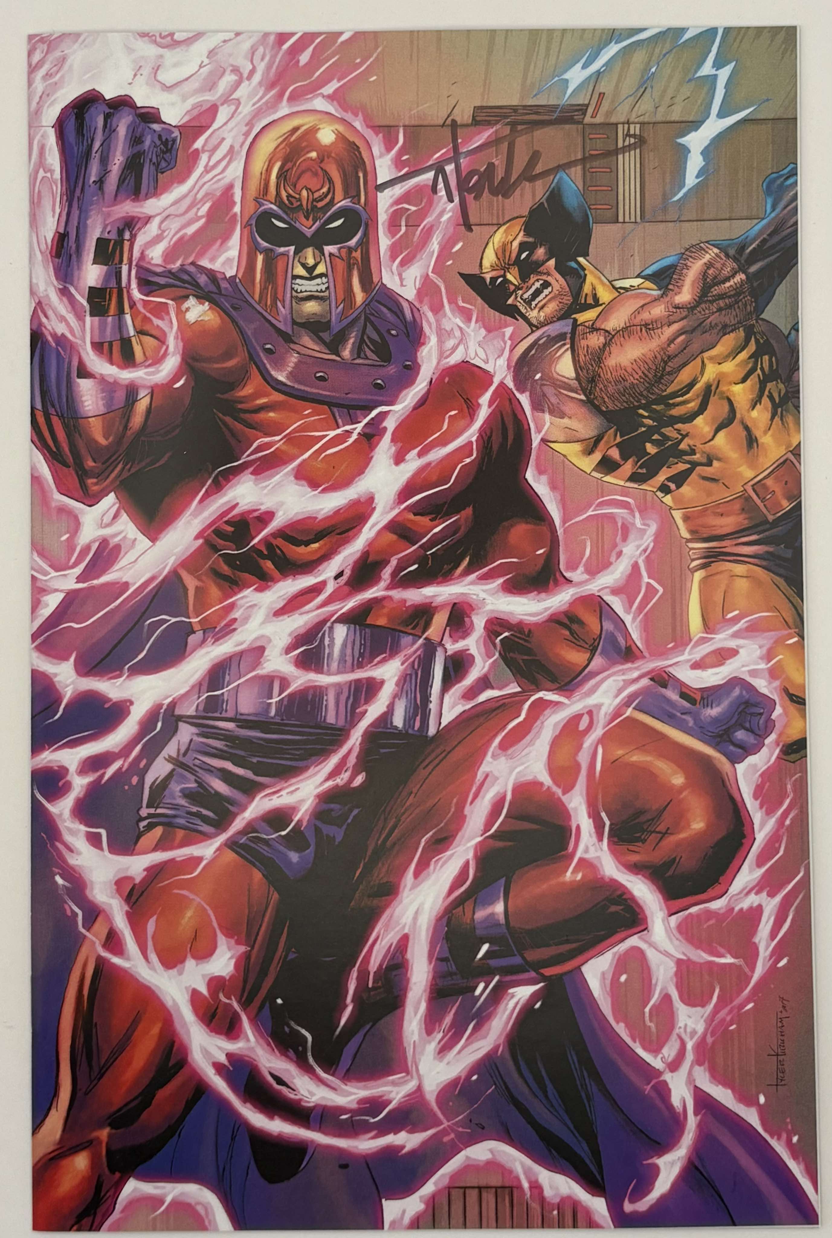 [Signed by Tyler Kirkham] WOLVERINE #2  Unknown Tyler Kirkham Connecting Cover Excl Virgin Var