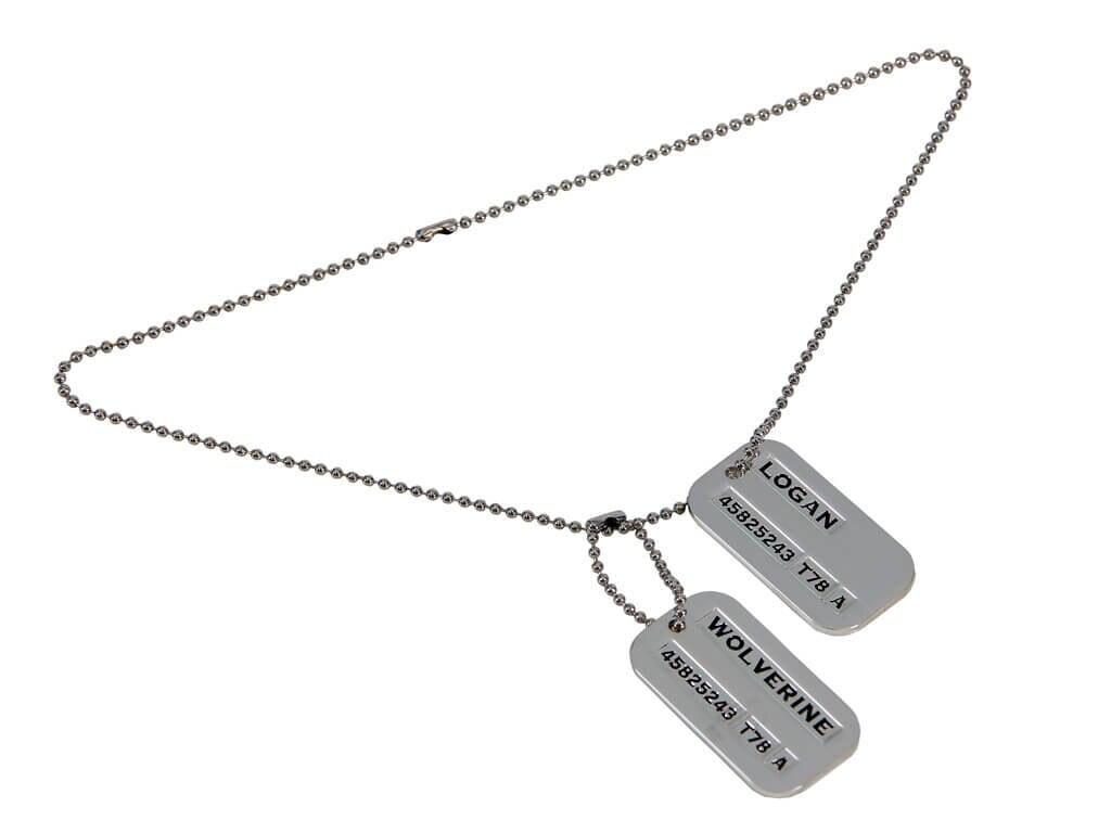 Wolverine Logan 2 Sided Dog Tag Halloween Cosplay Costume Necklace