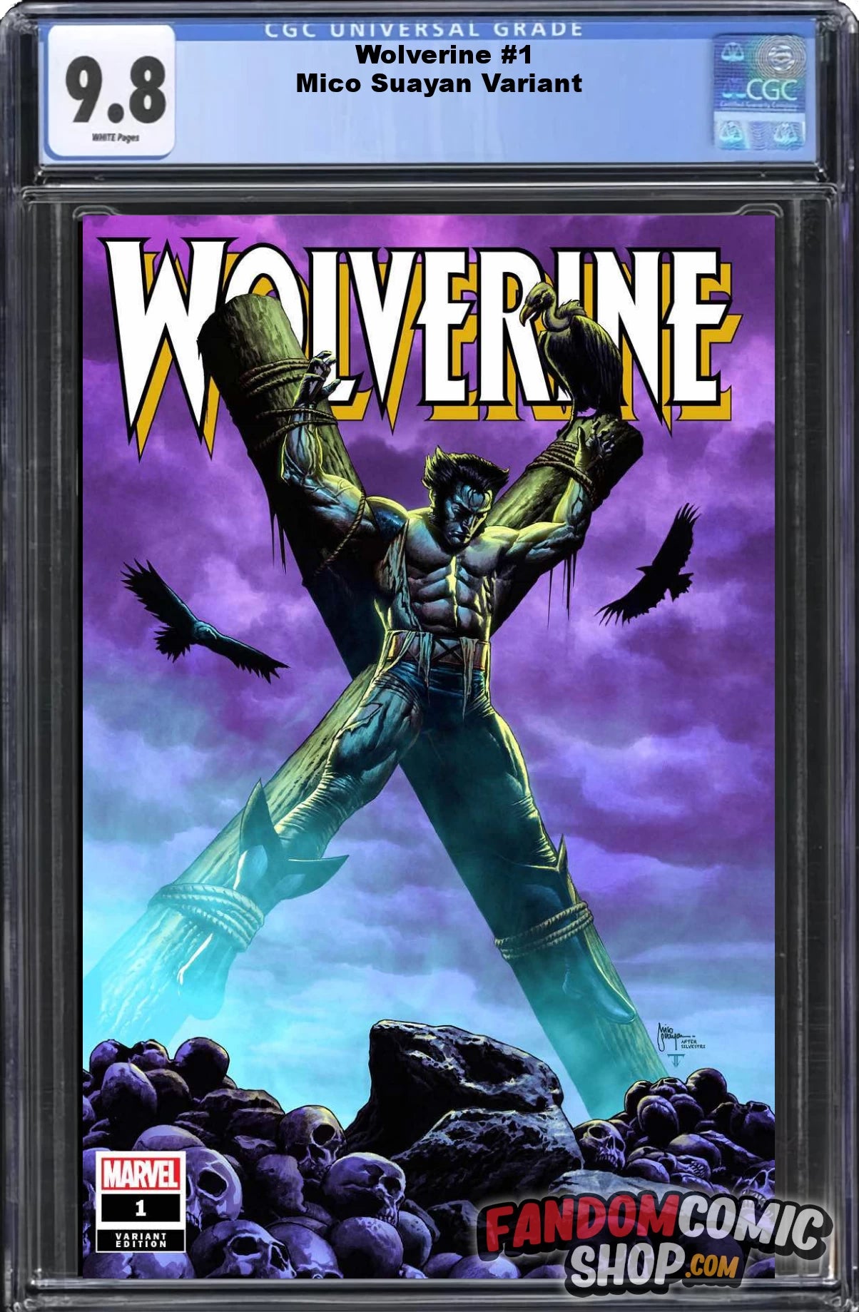 WOLVERINE #1 (MICO SUAYAN EXCLUSIVE X-MEN #251 HOMAGE VARIANT)(2024) ~ CGC Graded 9.8