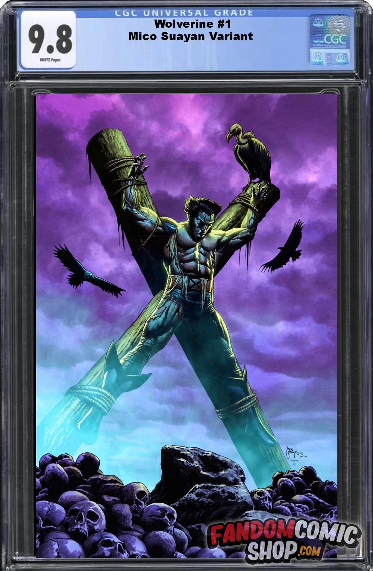 WOLVERINE #1 (MICO SUAYAN EXCLUSIVE X-MEN #251 HOMAGE VIRGIN VARIANT)(2024) ~ CGC Graded 9.8