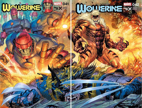 WOLVERINE #41 & 42 (TYLER KIRKHAM EXCLUSIVE CONNECTING VARIANT SET) ~ Marvel
