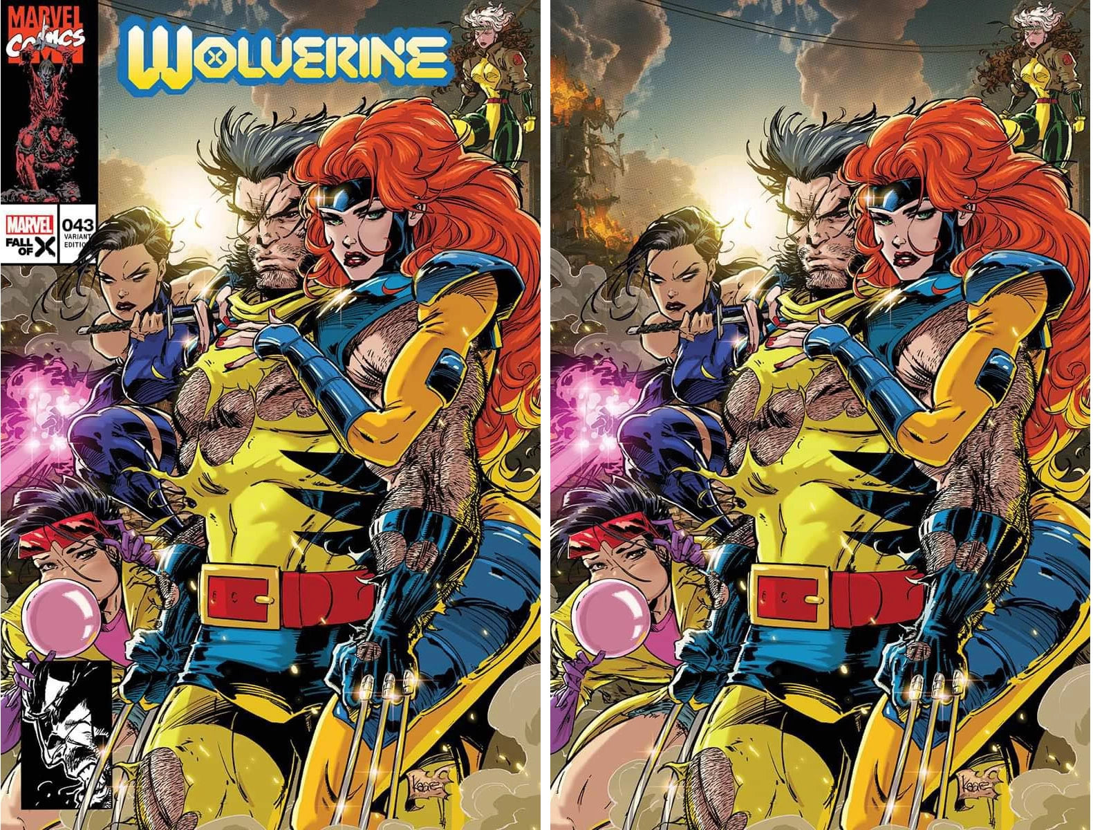 WOLVERINE #43 (KAARE ANDREWS EXCLUSIVE TRADE/VIRGIN VARIANT SET) – Fandom Comic Shop