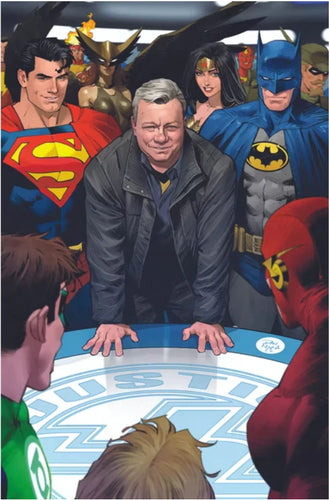 BATMAN/SUPERMAN: WORLD'S FINEST #25 (DAN MORA WILLIAM SHATNER VARIANT) COMIC BOOK ~ DC Comics