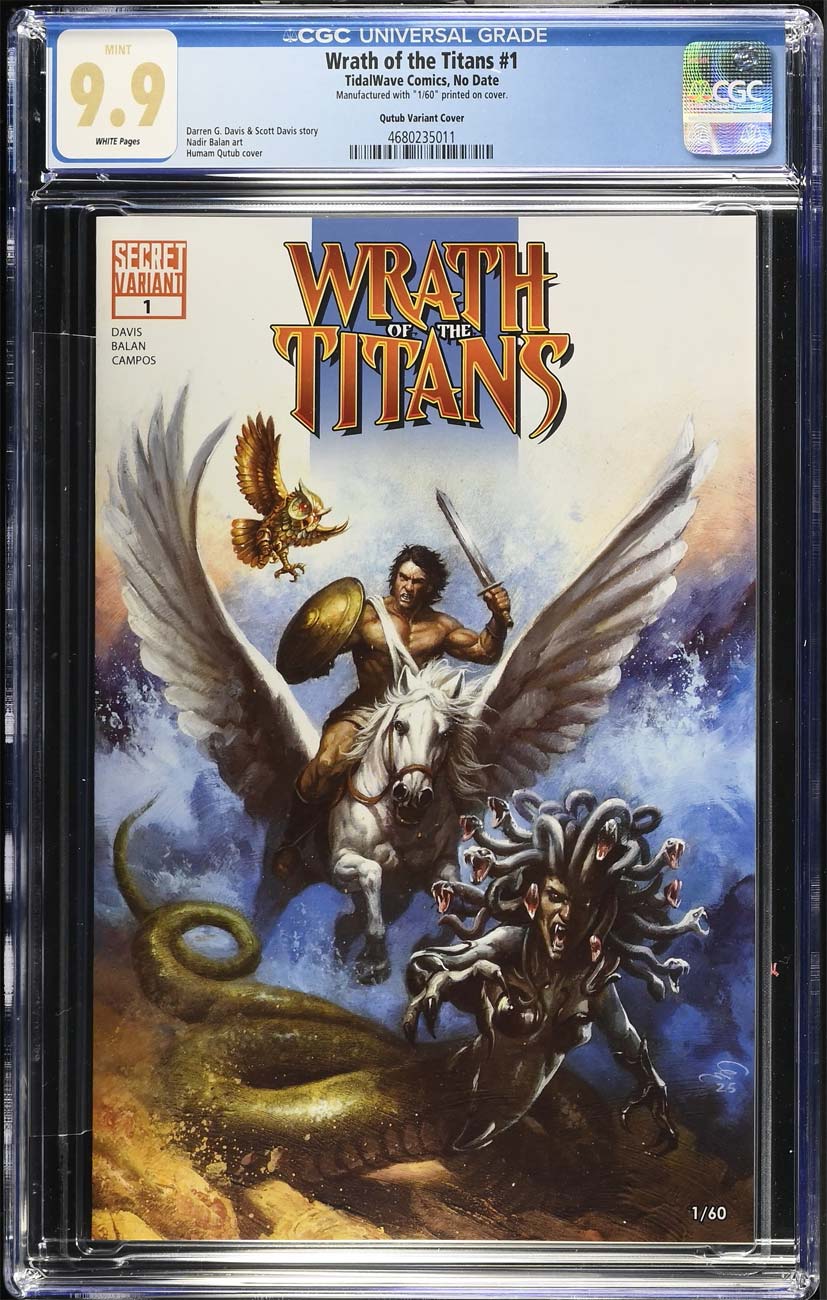 Wrath of the Titans #1 CGC 9.9 Humam Qutub Trade Variant #1/60