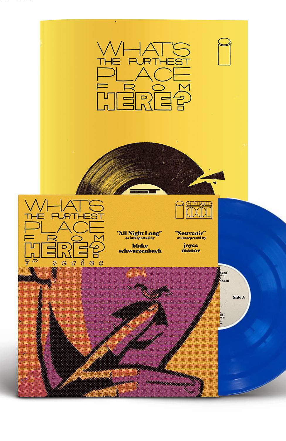WHATS THE FURTHEST PLACE FROM HERE #1 SSCO EXCLUSIVE OPAQUE BLUE DLX ED 7 INCH RECORD (ONLY 100 MADE) 2021