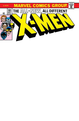 X-MEN #101 FACSIMILE EDITION (BLANK/SKETCH EXCLUSIVE VARIANT) COMIC BOOK ~ Marvel