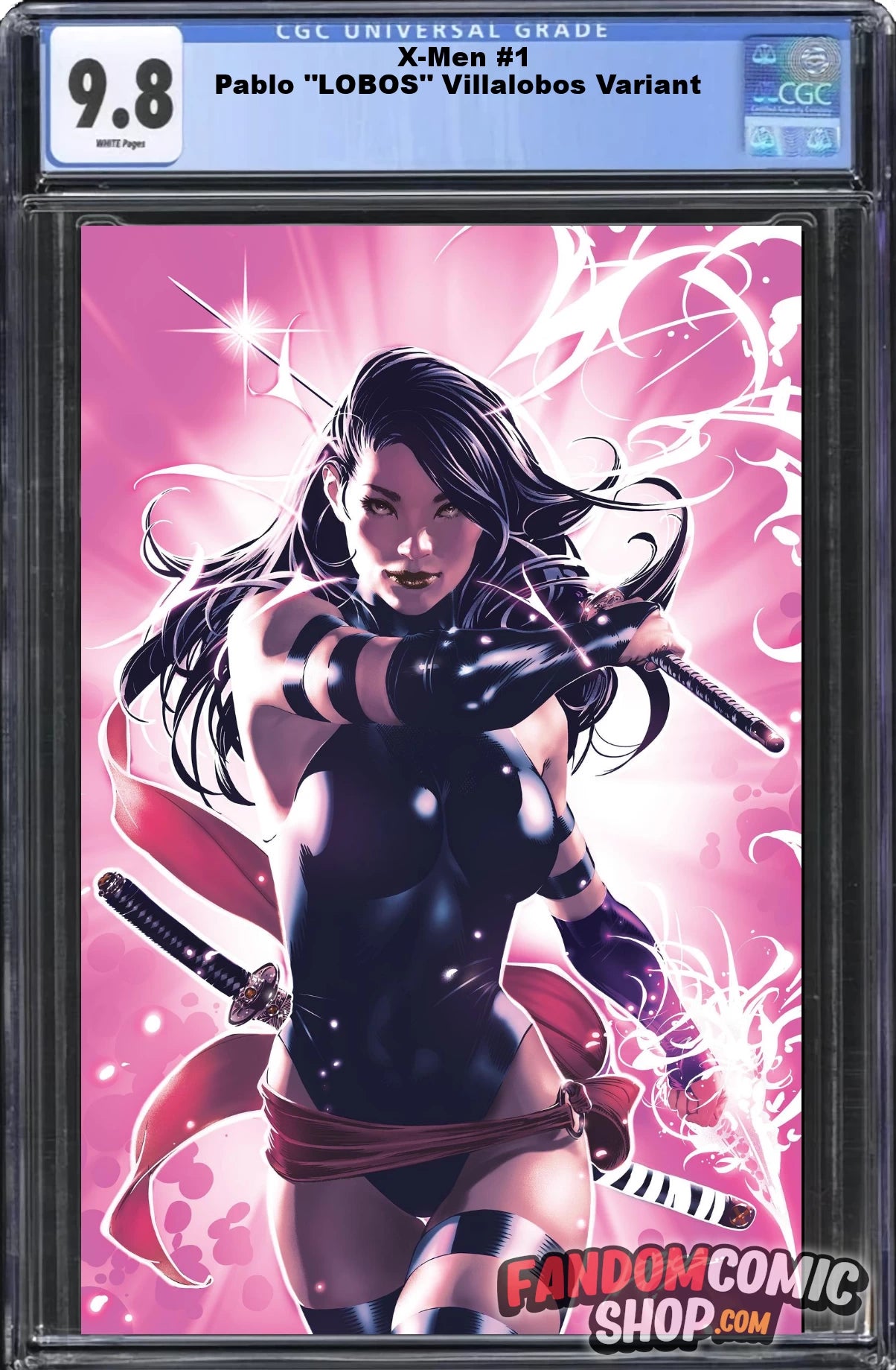 X-MEN #1 (PABLO "LOBOS" VILLALOBOS EXCLUSIVE VIRGIN VARIANT)(2024) ~ CGC Graded 9.8 (Copy)