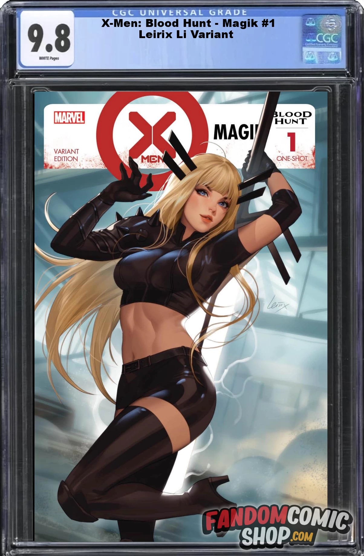 X-MEN: BLOOD HUNT - MAGIK #1 (LEIRIX LI EXCLUSIVE VARIANT) COMIC BOOK ~ CGC Graded 9.8