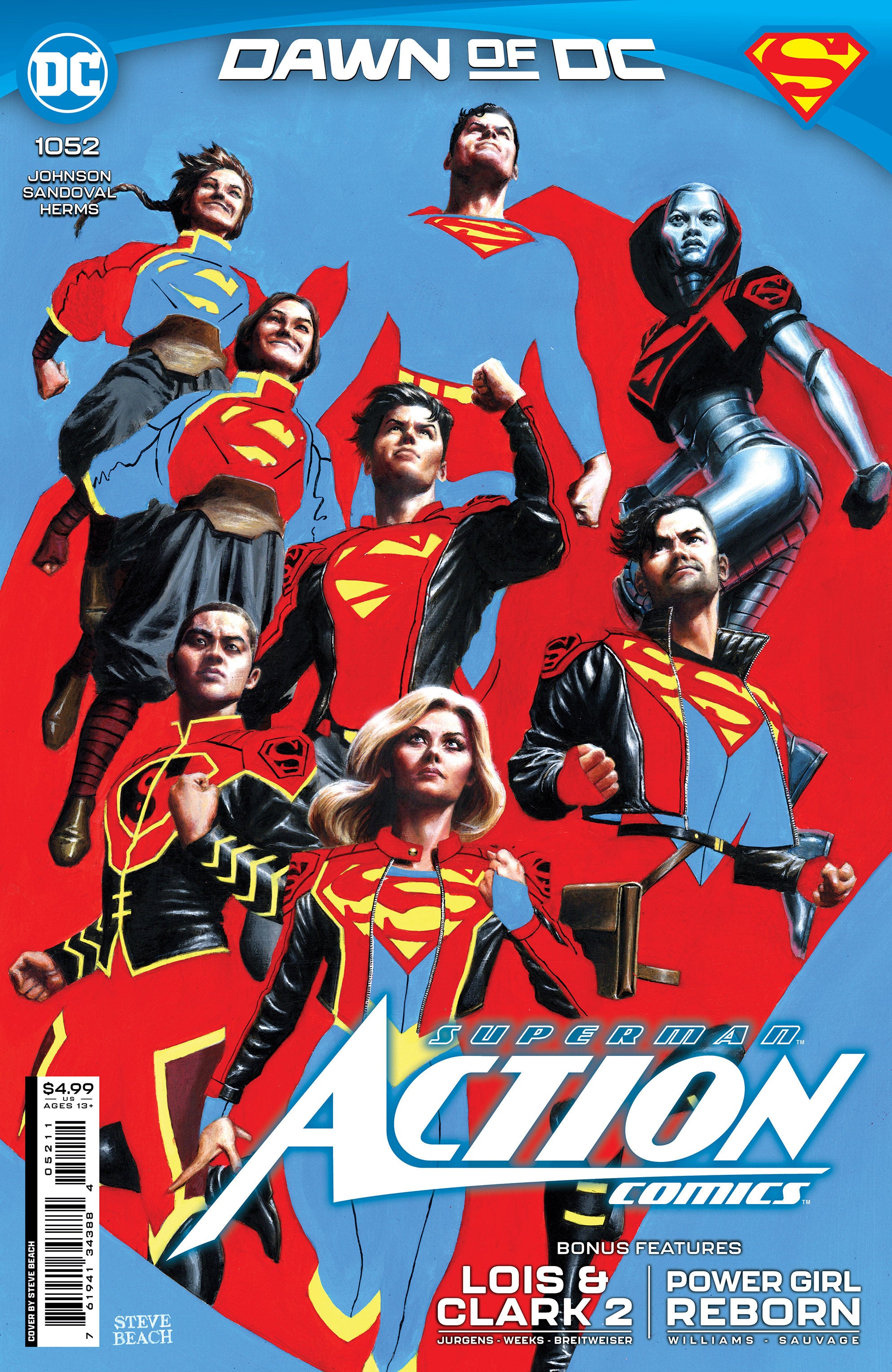 ACTION COMICS #1052 (STEVE BEACH VARIANT)(2023) COMIC BOOK