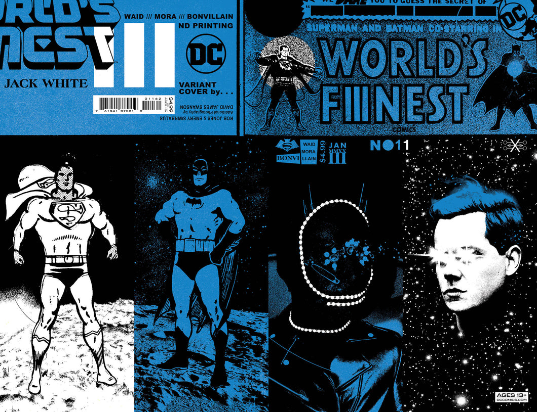 BATMAN/SUPERMAN: WORLD'S FINEST #11 (JACK WHITE III 2ND PRINT VARIANT)(2023) COMIC BOOK