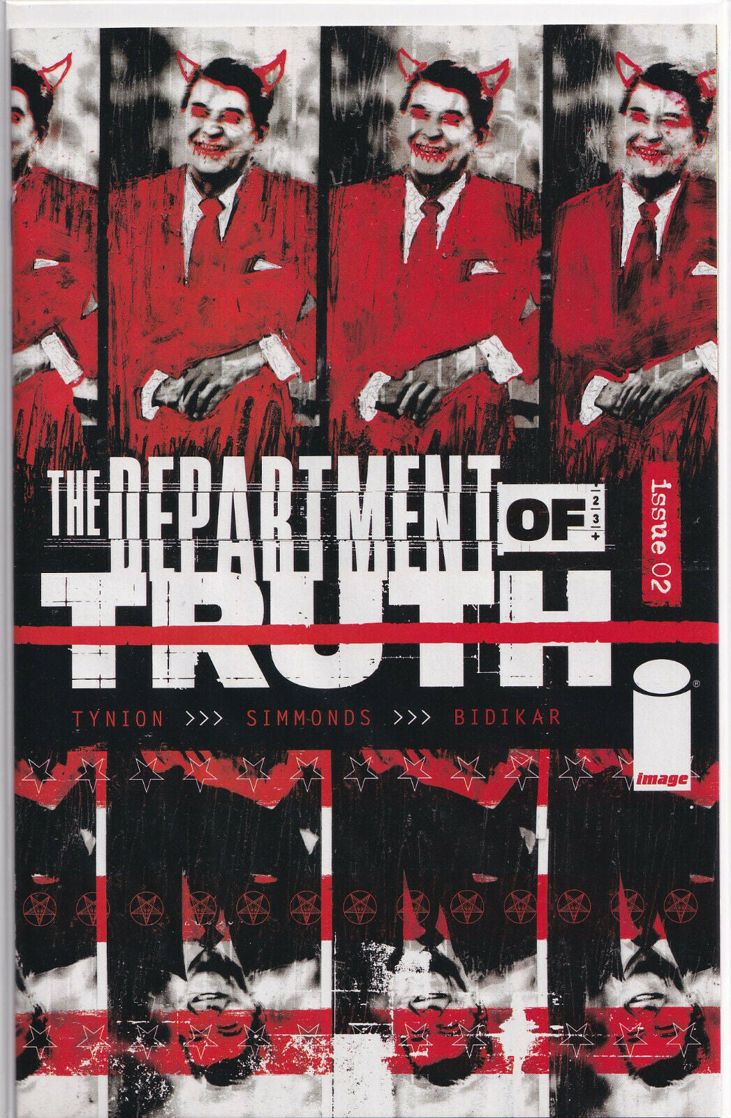 DEPARTMENT OF TRUTH #2 (SIMMONDS VARIANT)(1ST PRINT) COMIC BOOK ~ Image Comics