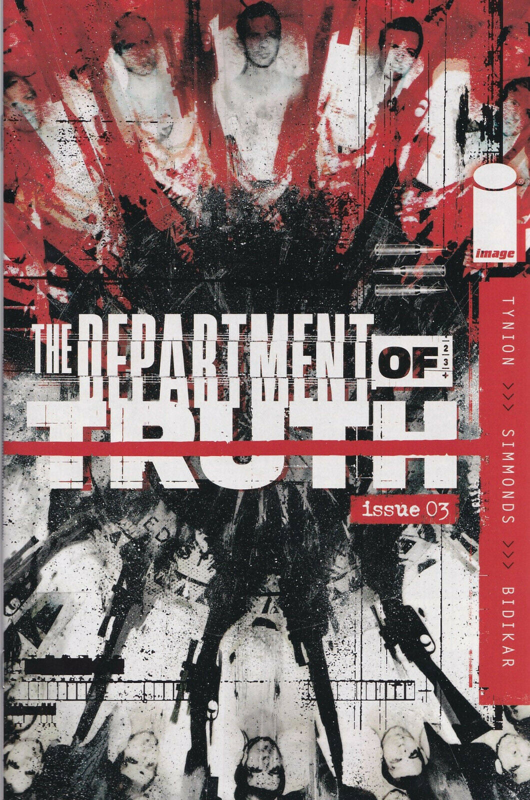 DEPARTMENT OF TRUTH #3 (SIMMONDS VARIANT)(1ST PRINT) COMIC BOOK ~ Image Comics