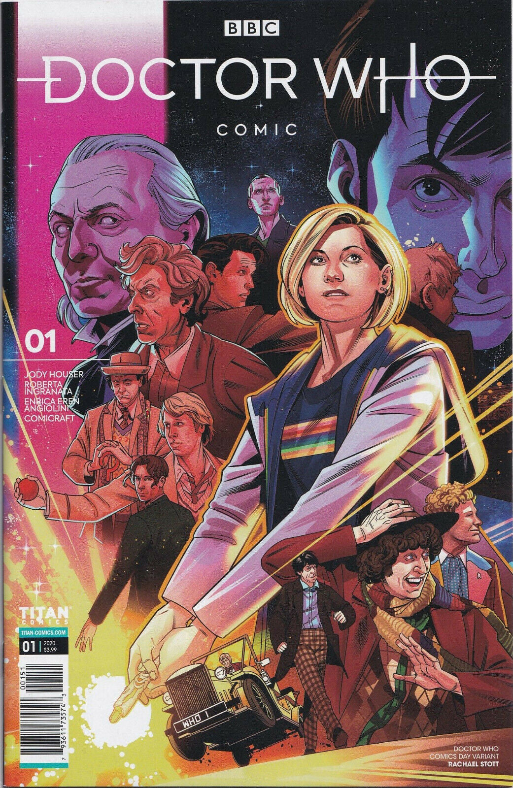 DOCTOR WHO COMICS #1 (STOTT VARIANT)(2020) COMIC BOOK ~ Titan Comics