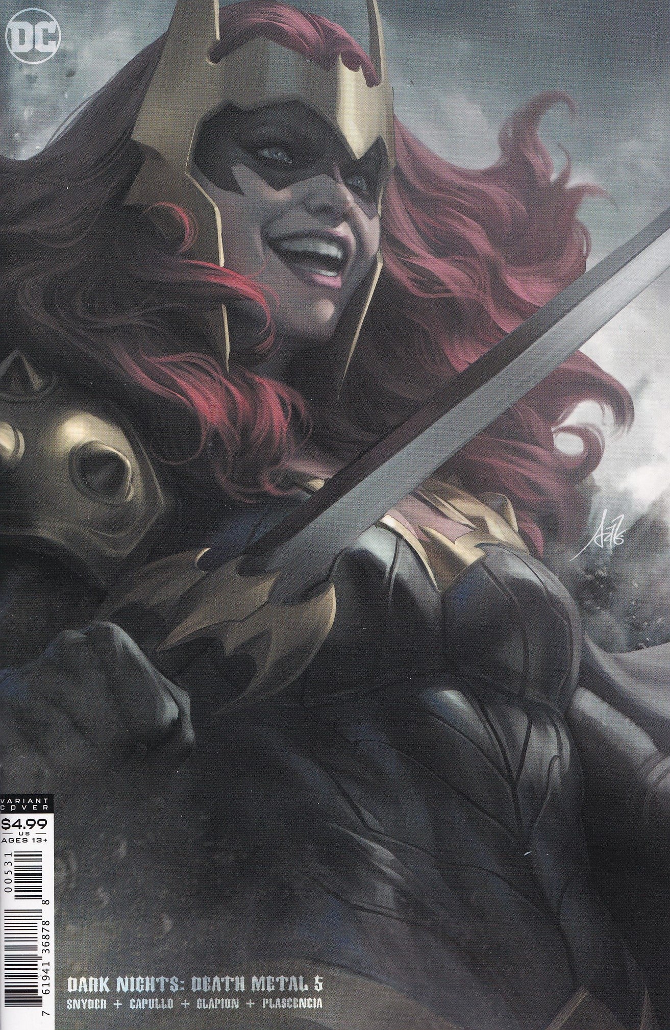 DARK NIGHTS: DEATH METAL #5 (Stanley "Artgerm" Lau Variant) ~ DC Comics