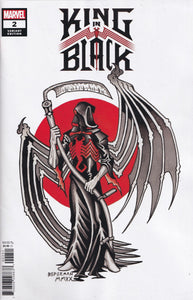 KING IN BLACK #2 (BEDERMAN TATTOO VARIANT)(VENOM X-OVER) Comic Book ~ Marvel